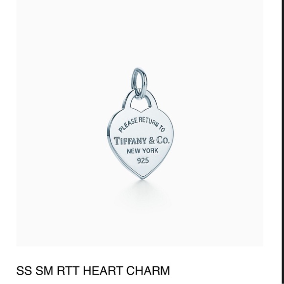 Tiffany & Co. Return To Tiffany Sterling Silver heart charm, small size - Picture 4 of 5